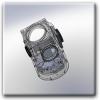 Transparent view of Optec's 4-port Selector.